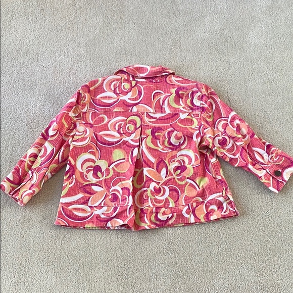 Ruby Road Cropped Button Front Multi ColorJacket - Picture 10 of 10